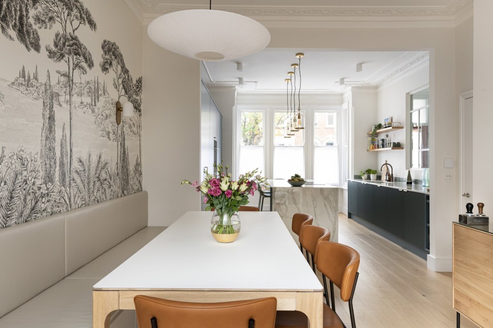 Northcote House | Kitchen from dining area | Interior Designers